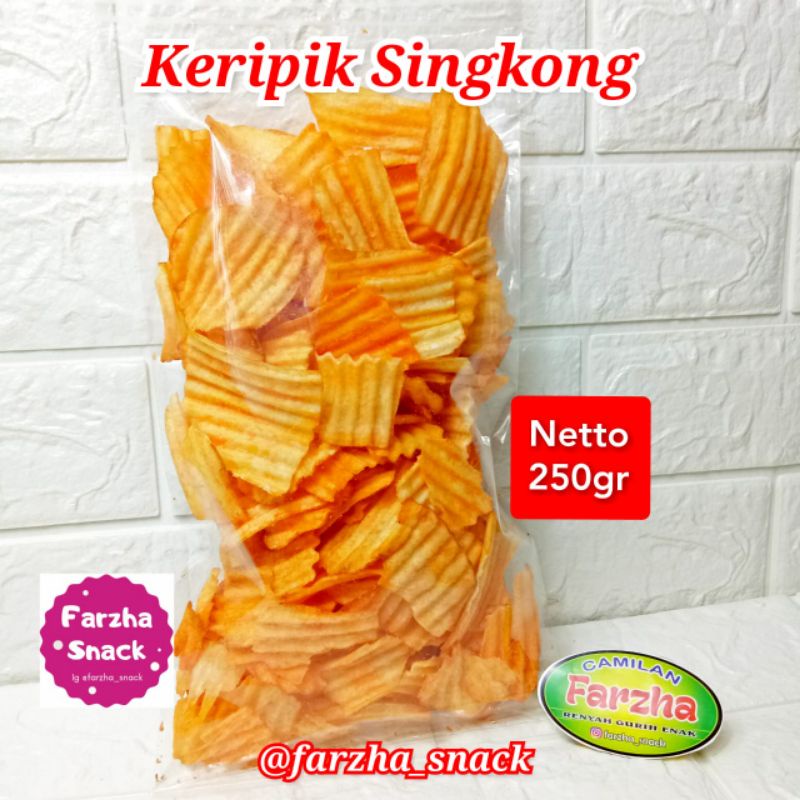 

KERIPIK SINGKONG TES 250GR/SINGKONG BALADO /CAMILAN KILOAN /SNACK KILOAN /CEMILAN KILOAN