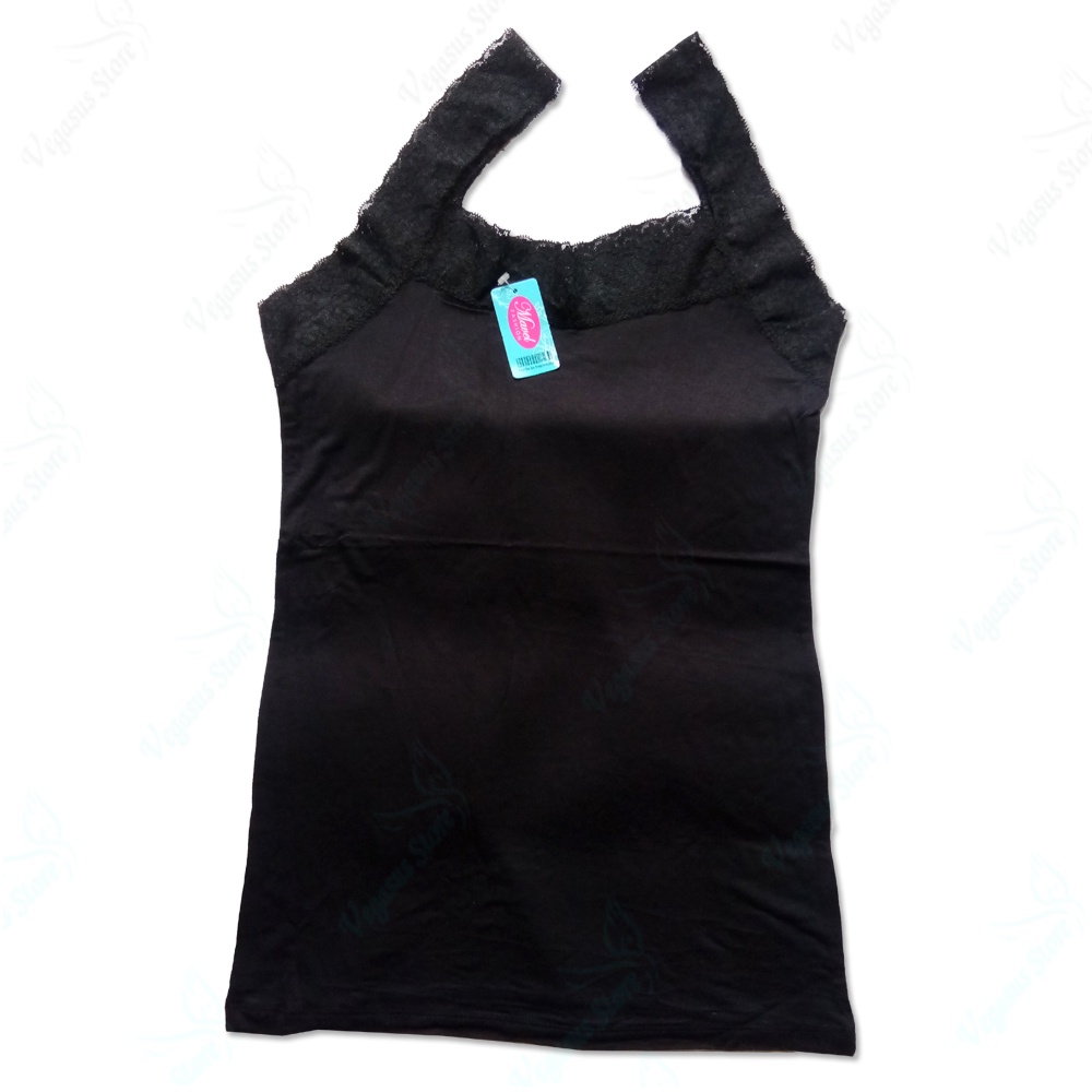 Tanktop Renda Mavel / Camisol Renda Mavel Super Soft Tanktop Wanita All Size Tangtop Tank Top Wanita Renda Polos Warna Kaos Dalam Wanita-Vegasus Store(COD)