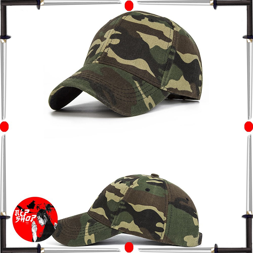 Topi Trucker Baseball Camouflage Army Summer Hat