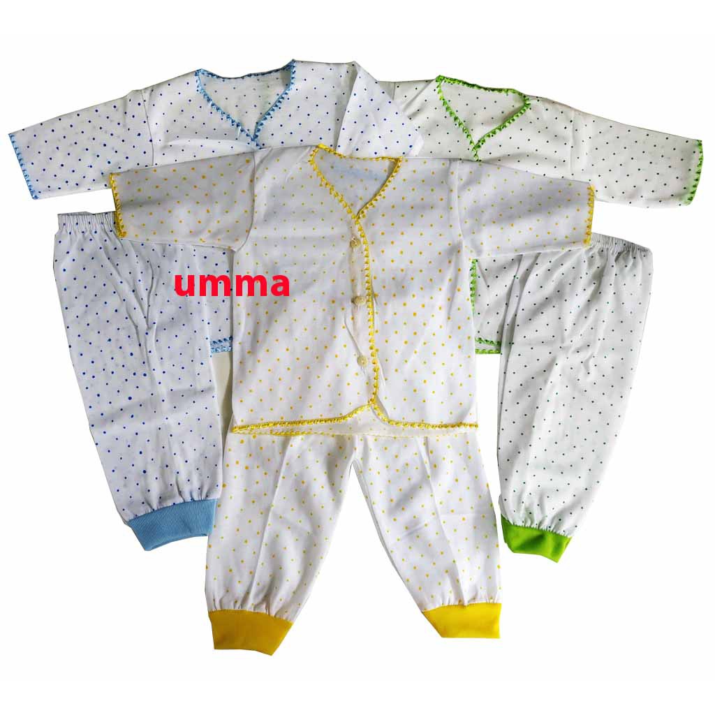 Paket 50 Pcs Lengkap Murah Perlengkapan Bayi Lahir Setelan Baju Bayi Celana Bayi Popok Singlet Gift Set Newborn Kado Murah Perempuan Laki Katun Lembut Nyaman