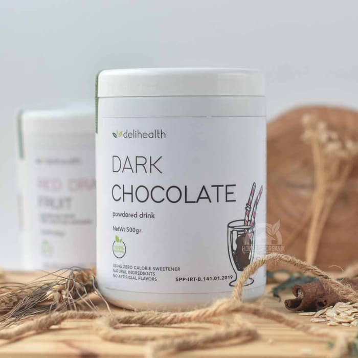 

Deli health Chocolate Fibered Powdered Drink 500 Gr Bermutu