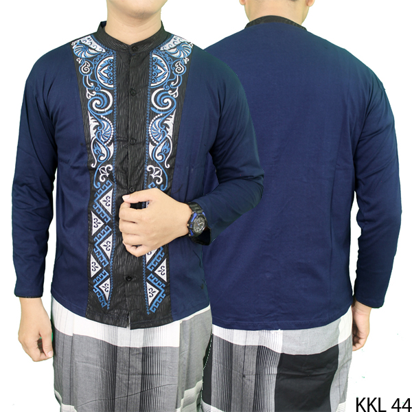 Kemeja Lengan Panja PUASA RAMADHAN BAJU BARU 2019 LEBARAN WWE Baju Koko Pria Dewasa Bordir Ter W3Z3