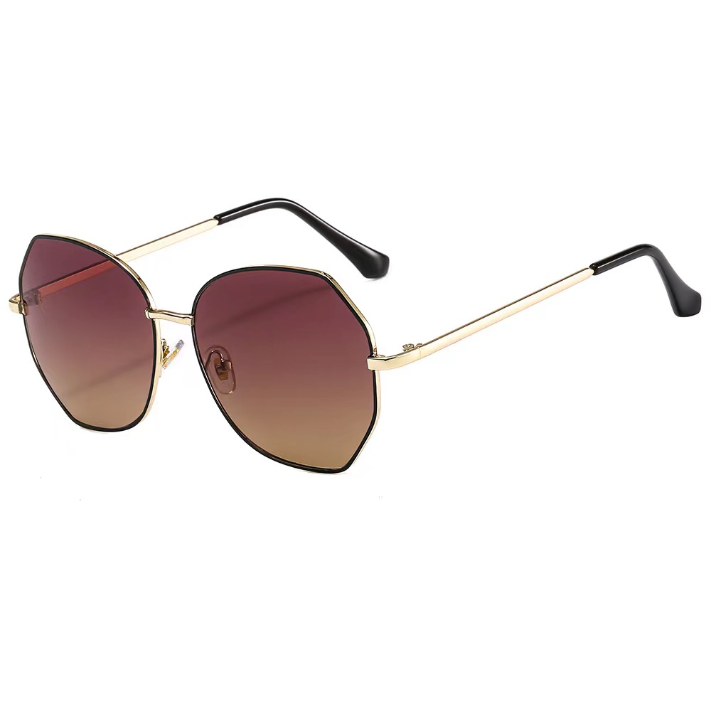 Kacamata Fashion Wanita Korean Style Anti Uv - Kacamata Pantai-Ka-58 Merah Kuning