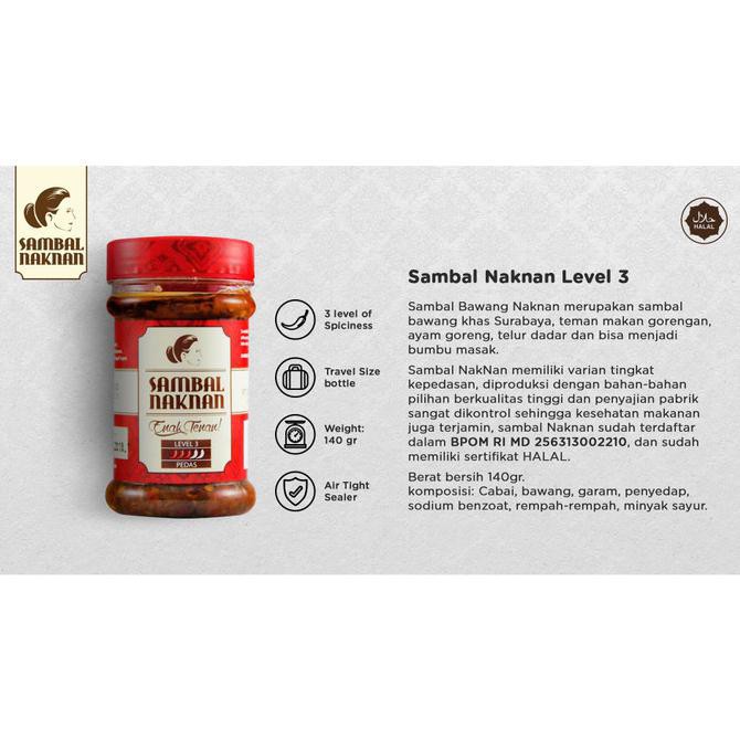 

Dijual Sambal Naknan Lvl 3 (4 Set) Terlaris