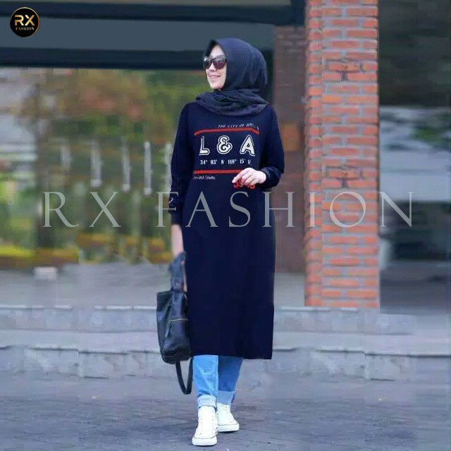 RX FASHION - TUNIK L&amp;A TERLARIS BAHAN BERKUALITAS - FASHION ATASAN WANITA - 1R