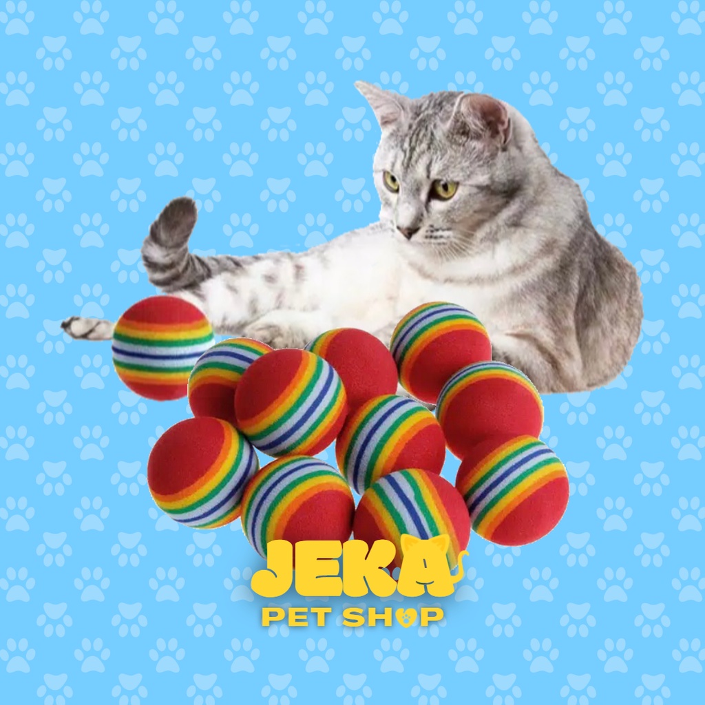 Bola Foam Mainan Anjing Kucing (foam ball)