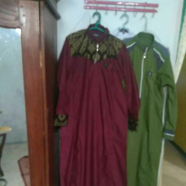 Gamis Hawi Exclusive Motif Batik 1 & 2 / Gamis Pria Slim Fit /jubah Laki Laki-laki Pria/gamis Atqiya