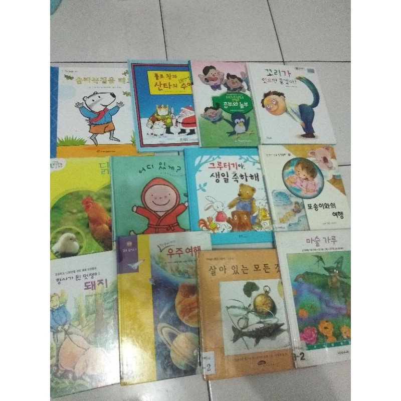 OBRAL CERITA ANAK BAHASA KOREA HARD CAVER BEKAS