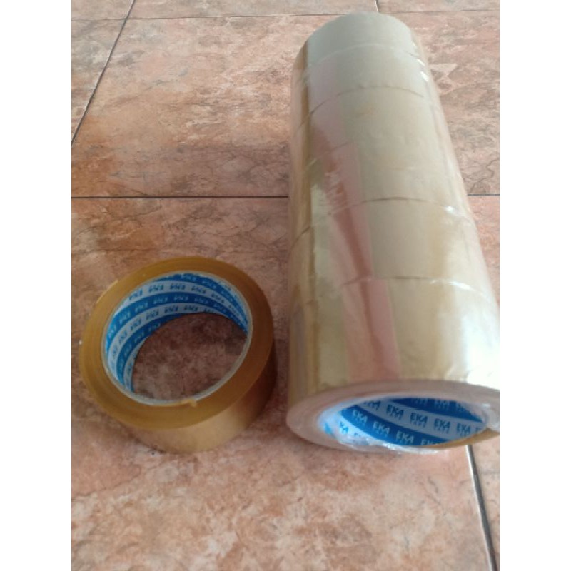 

Ekatape isolasi lakban selotip coklat tan brown eka tape daimaru