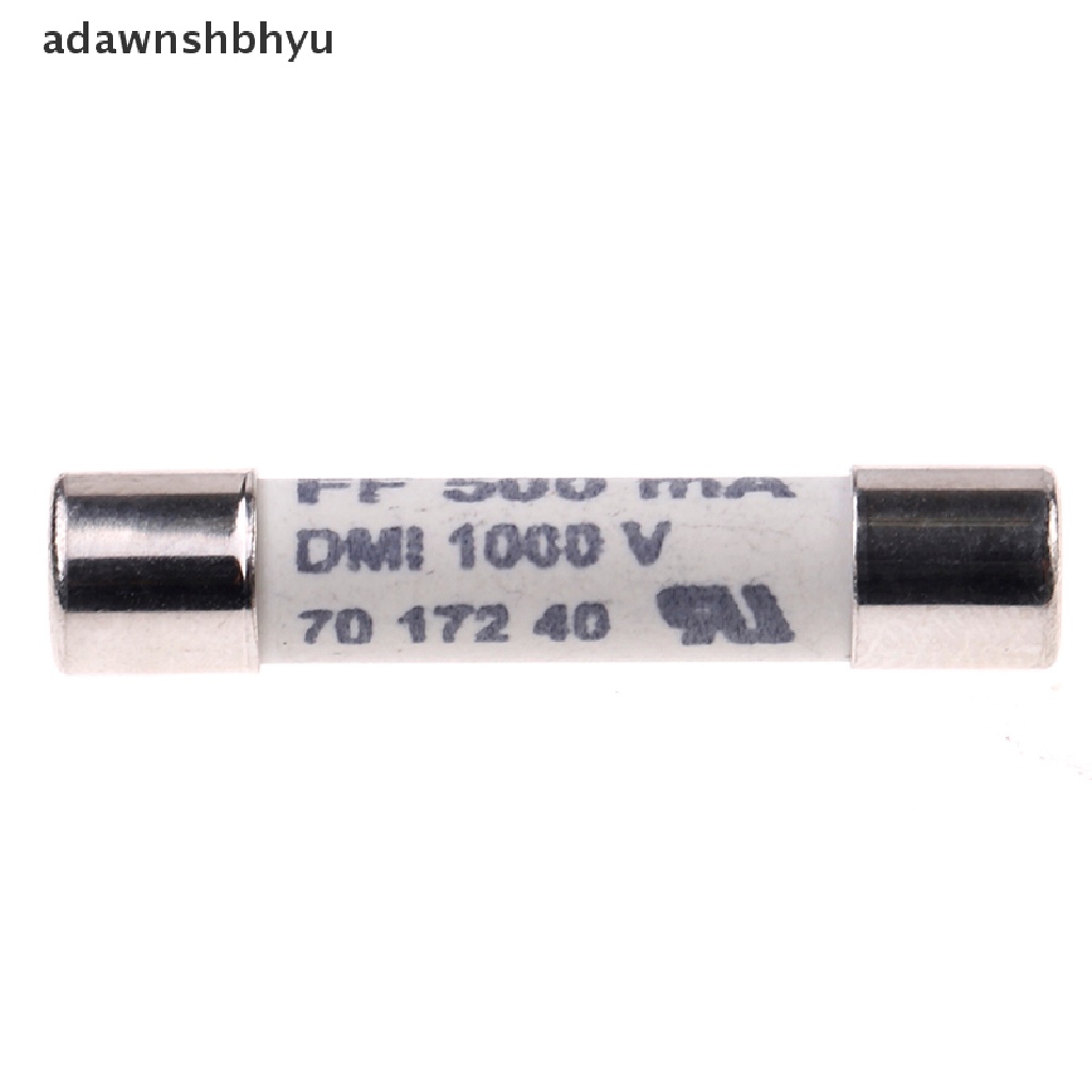 Adawnshbhyu 1Pc FF 0.5A 500mA 1000V dmi fuse Untuk multimeter F15B F17B F18B 6.3x32mm