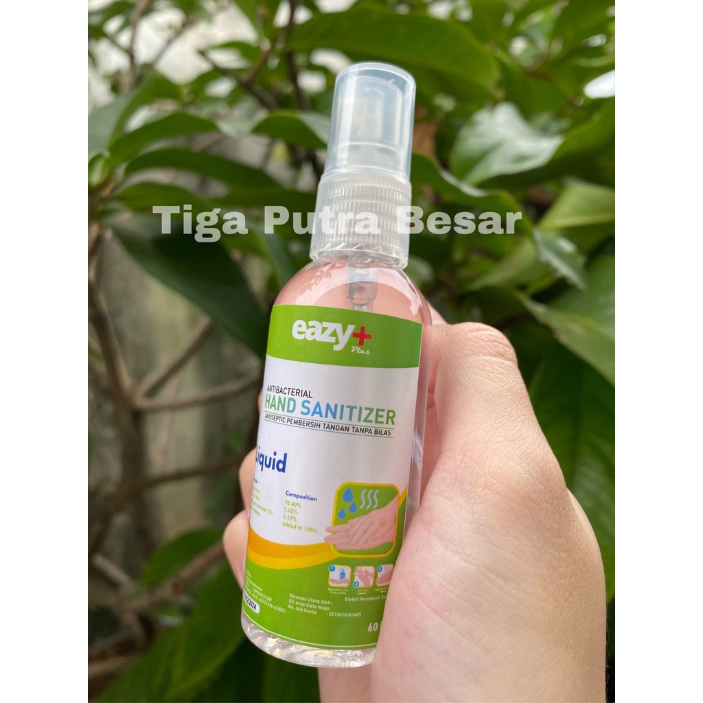 HAND SANITIZER SPRAY EAZY PLUS 60 ML LEMBUT DITANGAN