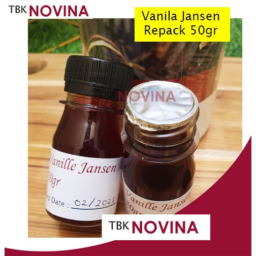 Jansen Vanilla Extract  50 GRAM / Vanilla Extract / Vanila Vanili Jansen