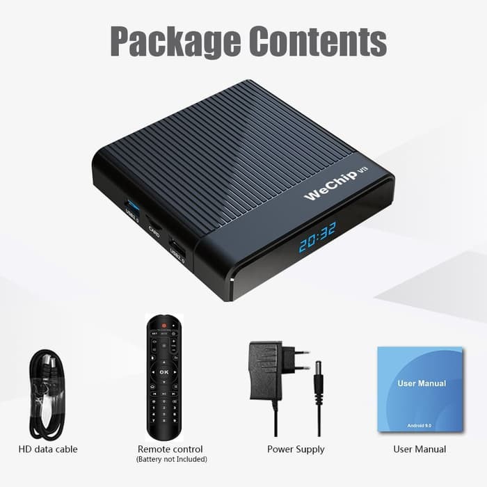 V9 Android TV Box 4GB 32GB Amlogic S905X3 8K