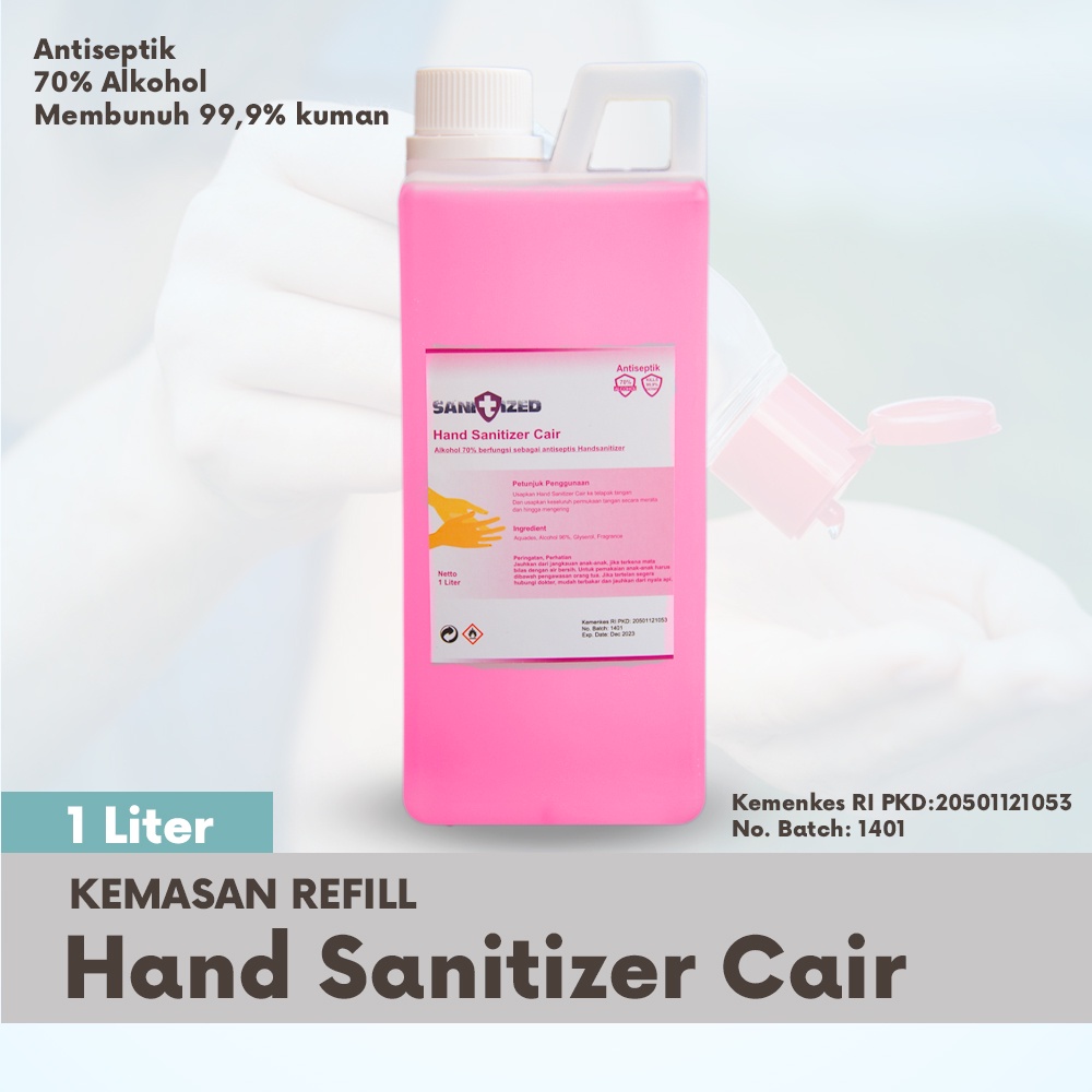 [Ready Stock] Hand Sanitizer Cair 1 Liter Ready Stok Langsung Order Saja