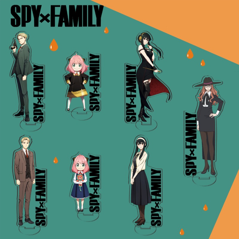 Yor Stand Akrilik Figure Twilight SPY X FAMILY Mainan Forger Model Plat Anya