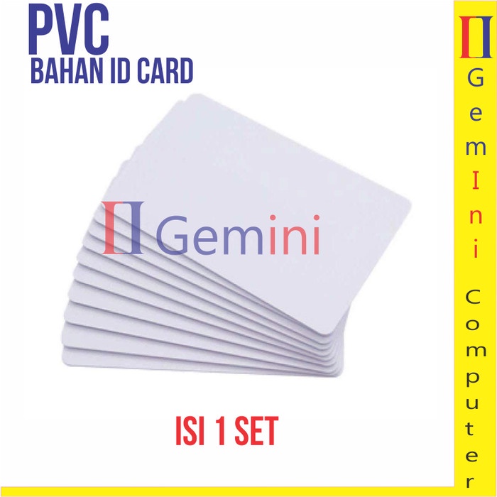 

BAHAN ID CARD PUTIH A4 SATUAN isi 1 SET PVC