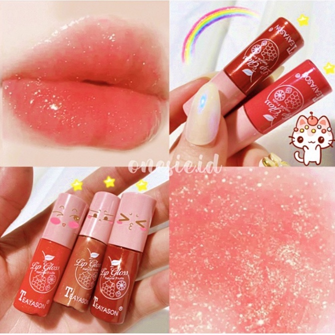 Teayason Lip Glow Glitter Lipstik Liquid Cair 10 Warna Waterproof Lipstick Membuat Kelopak Matam Dan Bibirmu Lebih Cetar Dan Berkilau  XX002