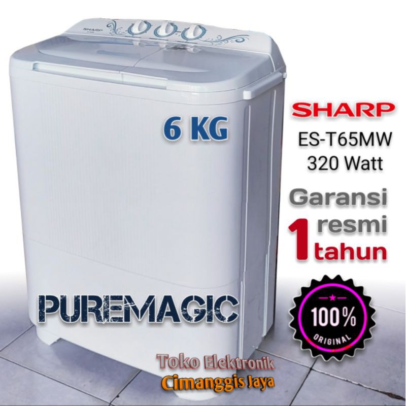 Jual Mesin Cuci Sharp 2 Tabung 6 Kg | Shopee Indonesia