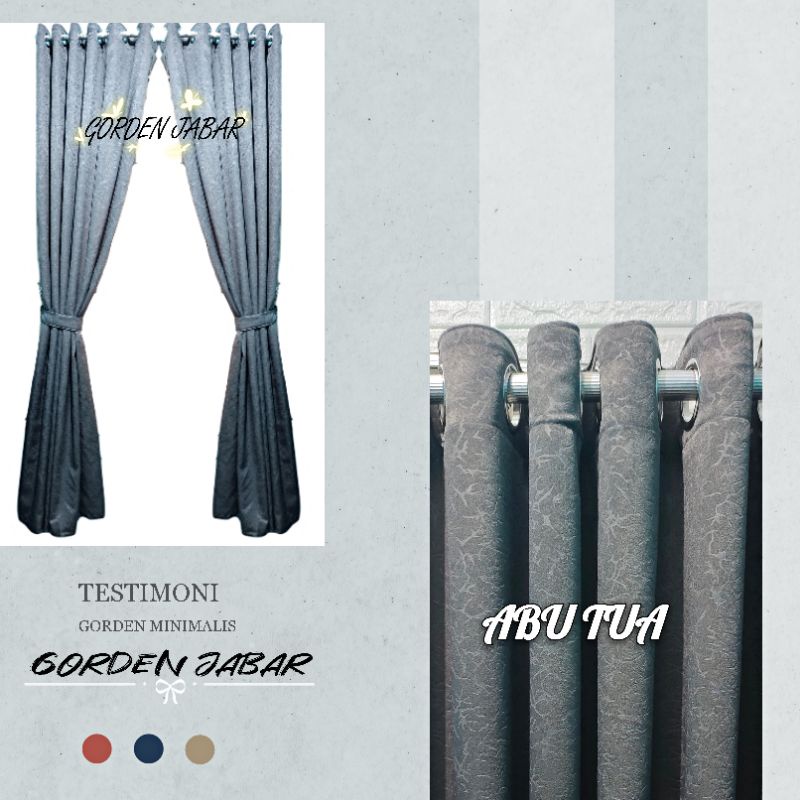 Gorden Polos Warna Abu Tua