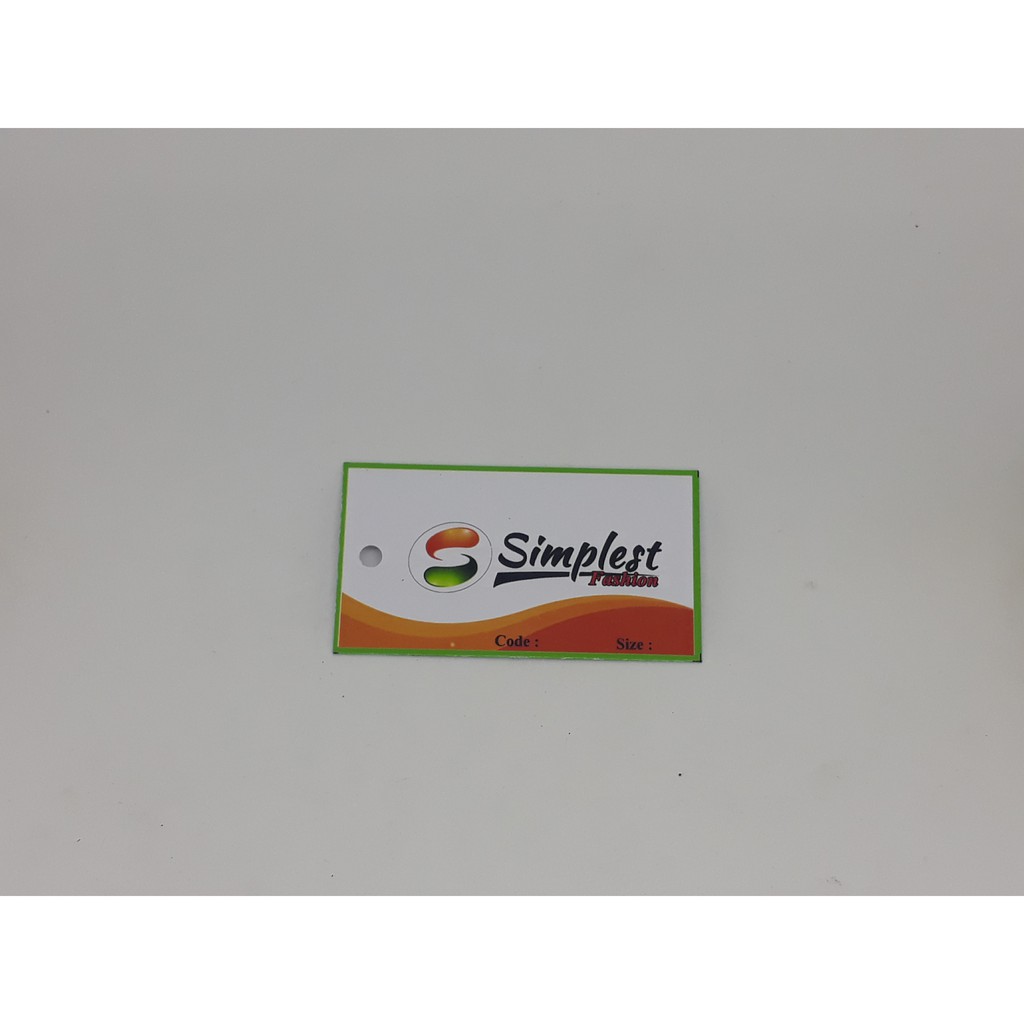 

Label Pakaian Paket 500pcs Bebas Desain 6
