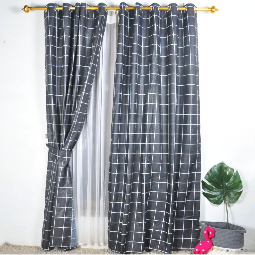 GORDEN SMOKRING BIASA MOTIF ETERNITY HITAM