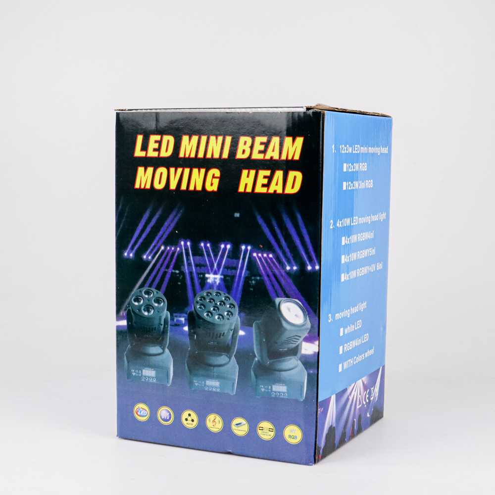 SHEHDS Lampu Sorot Panggung Spotlight RGB Moving Head 10W - DMX512