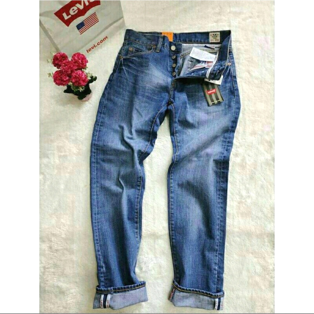 CELANA JEANS PRI LEVIS 501 MADE IN JAPAN ORIGINAL PREMIUM /Celana Panjang Levis 501 pria Terlaris CO