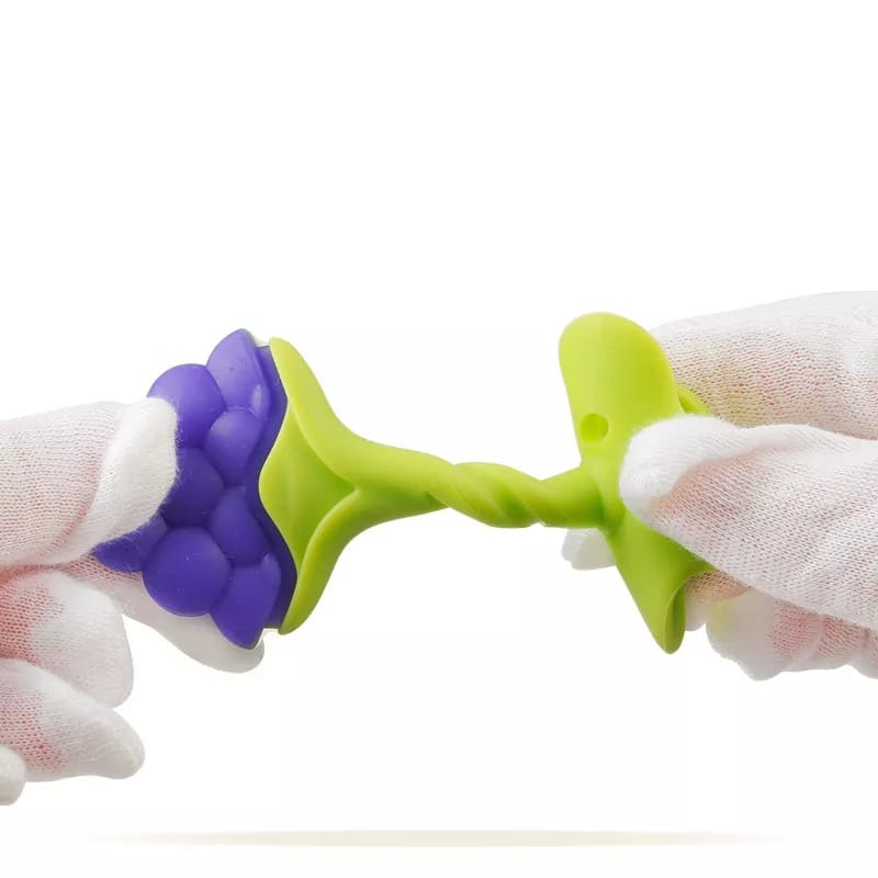 OS MAINAN GIGITAN BAYI / TEETHER BAYI SILIKON BUAH BPA FREE