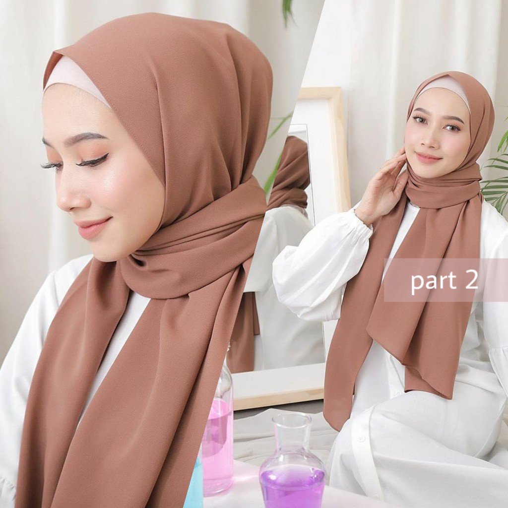 Termurah PASHMINA Hijab Diamond (JAHIT TEPI) / Kerudung Pashmina Diamond PART 2