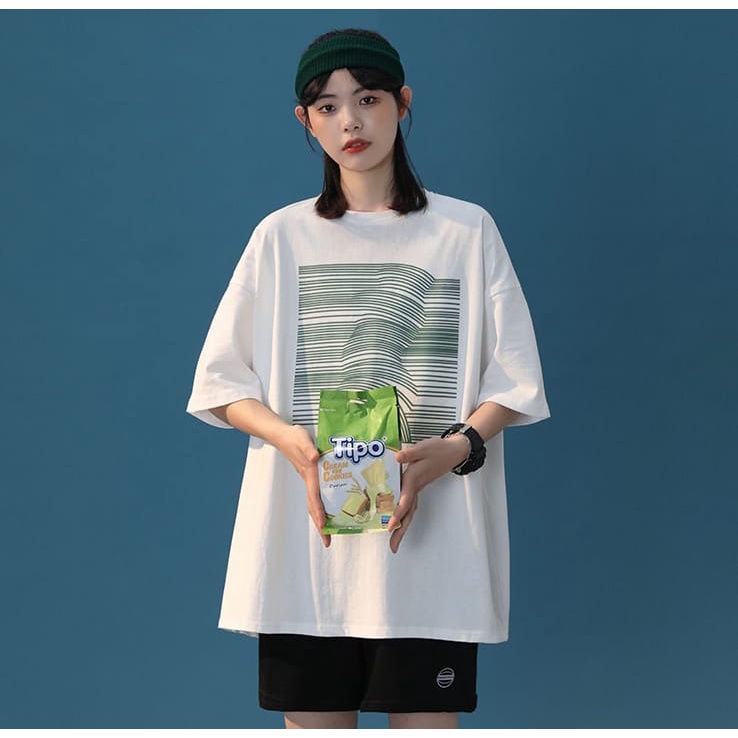 Kaos oversize wanita line