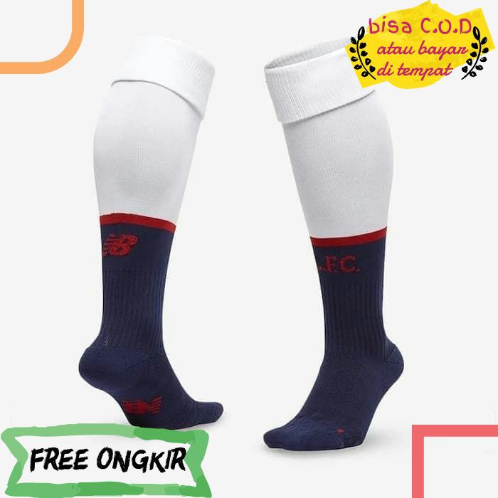 [COD]259 KAOS KAKI BOLA TEBAL DEKER PANJANG ANAK PRIA MURAH LIVERPOOL AWAY 2019/2020 GRADE ORI