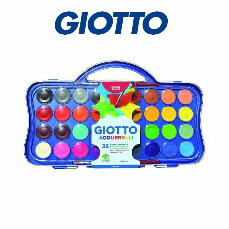 

Giotto Acquerelli Mini 36 Warna / Watercolor Cake / Cat Air ABQ – 1 set