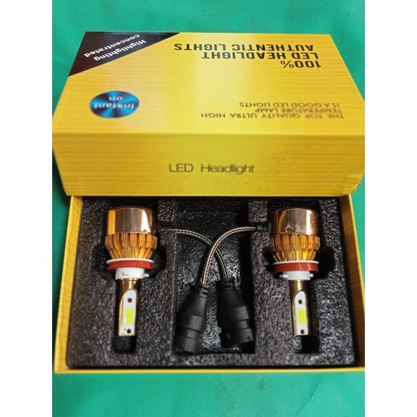 2 pcs/sepasang bohlam lampu depan foglamp kipas h8 h9 h11 mobil Avanza xania dll 12volt