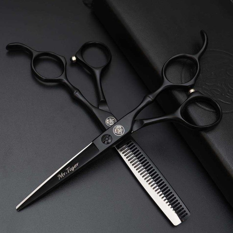 Set Alat Gunting Cukur Rambut Salon Sasak Flat Hair Scissors 5.5 Inch 7RHXK7BK