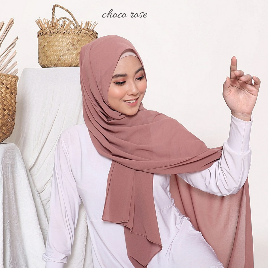HIJAB PASMINA ceruty babydoll/ kerudung pasmina/ kerudung instan