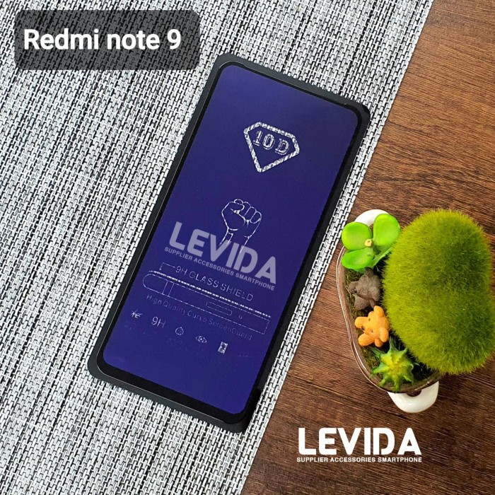 COD TEMPERED GLASS REDMI NOTE 9 ANTI BLUE ANTI RADIASI TG FULL LEM