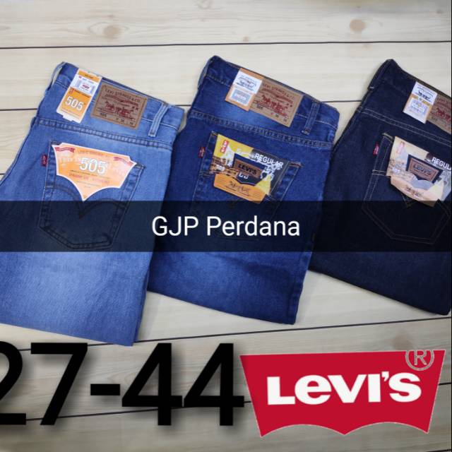 Celana pendek jeans denim pria size 27- 44