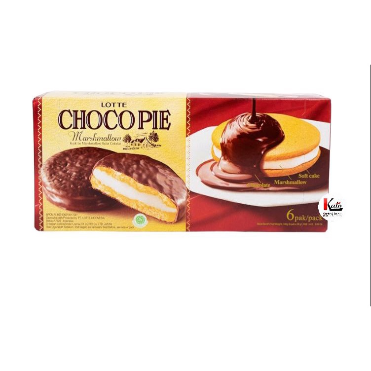 

Lotte Choco Pie Marshmallow Box 168 gr/Soft cake/6 pack