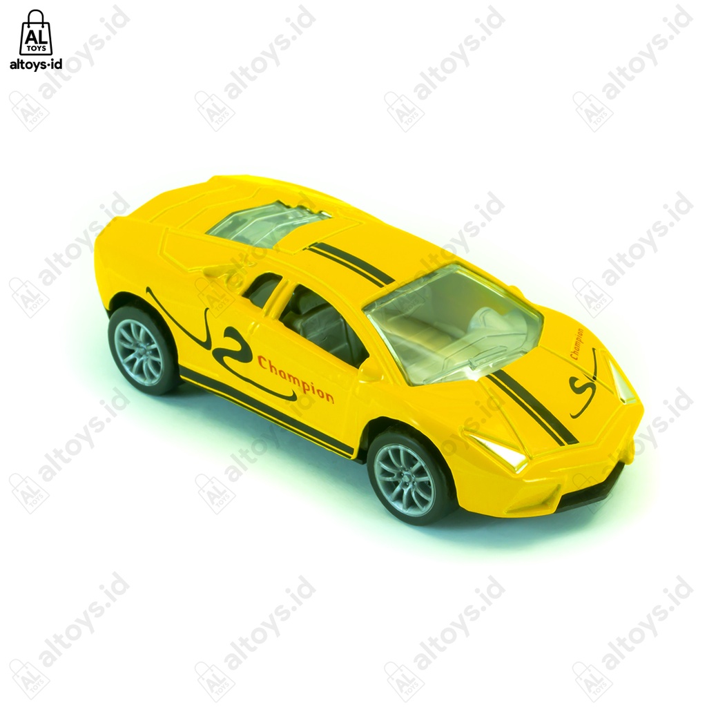 Diecast Mobil Sport Car Auto World Metal Alloy 1:64 Pullback  N01228B