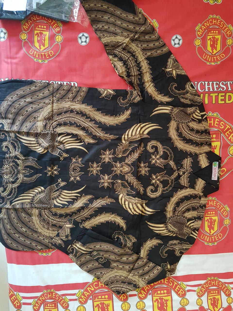 Kemeja Batik Prabu Bahan Katun Baturaden Reguler Fit A589