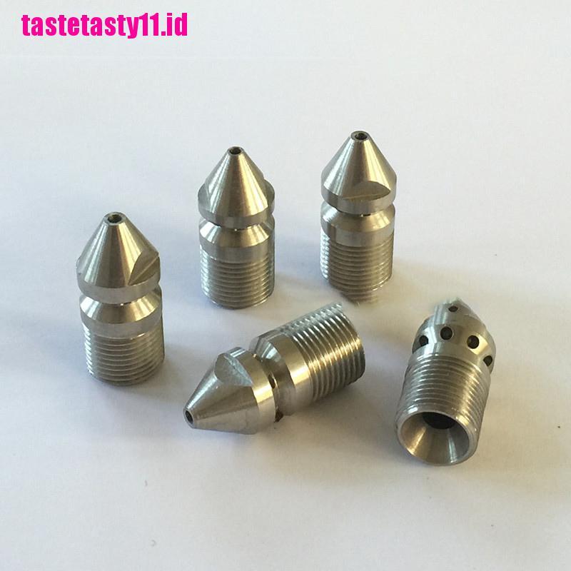 (Taty) Nozzle Jetter Tekanan Tinggi 9 Jet 3 / 8 &quot;Male 4.5&quot;