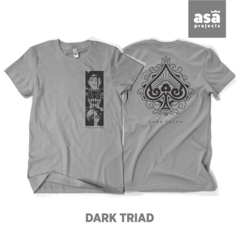 kaos anime black clover - dark triad