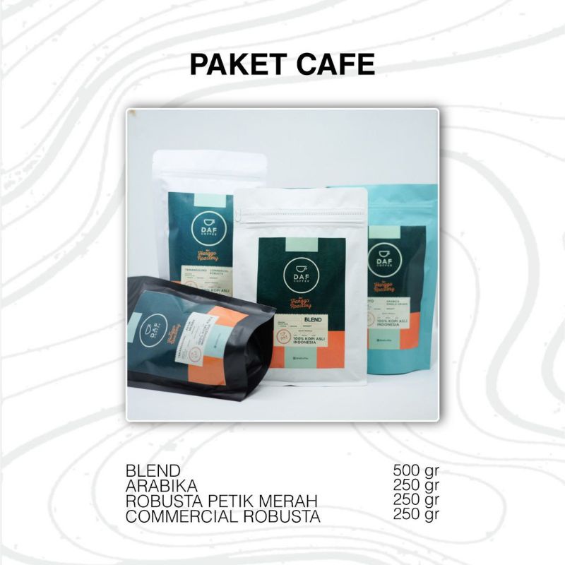 

Bundling Paket Kopi | Coffeeshop Package | Kopi Arabika, Robusta, Blend, Petik Merah