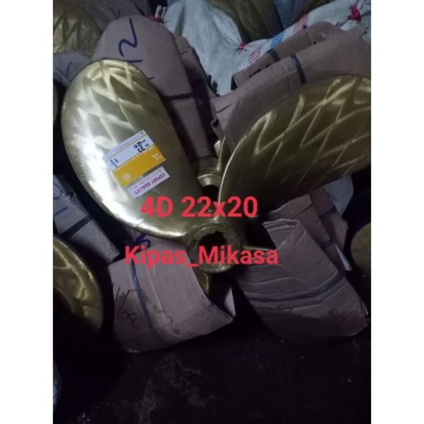 Kipas Kapal Mikasa / Propeller 4D 22x20