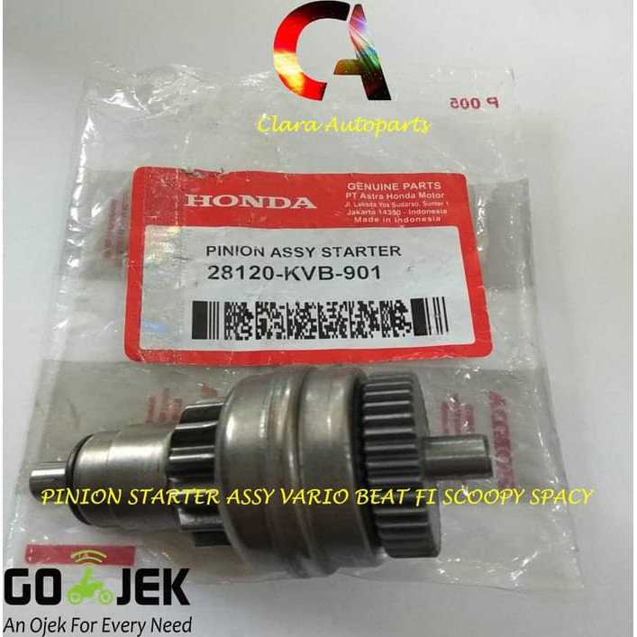 PINION STARTER ASSY VARIO GRANAT VARIO GIGI STARTER PINION VARIO KVB