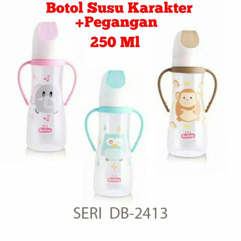 Botol Susu Bunny Karakter Lucu BPA Free 250Ml/125 Ml