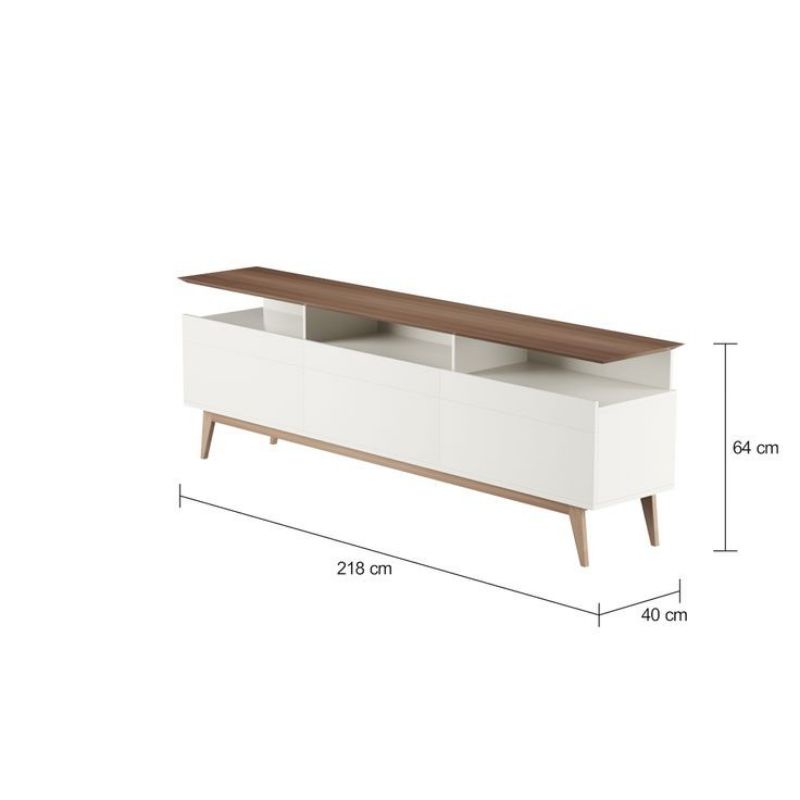 TV Stand Minimalis Meja TV Putih