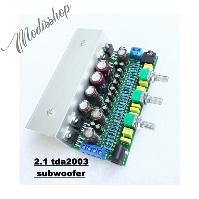 MODUL TDA2003 2.1 10 WATT PLUS SUBWOOFER 18 WATT POWER AMPLIFIER