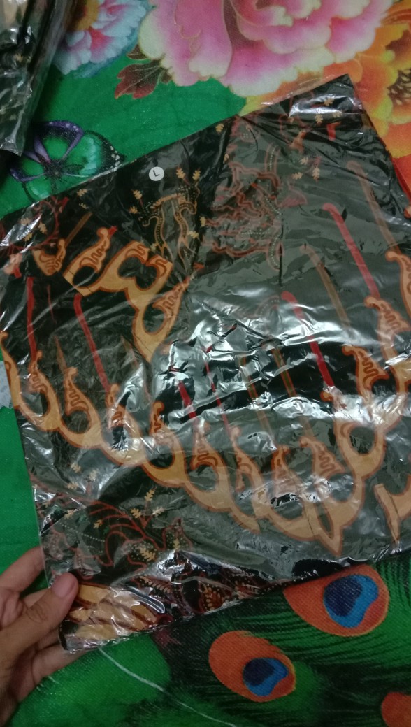 Batik Couple Keluarga Sania Ruffle Ori Ndoro Jowi Dnt Motif Kupu Kuning