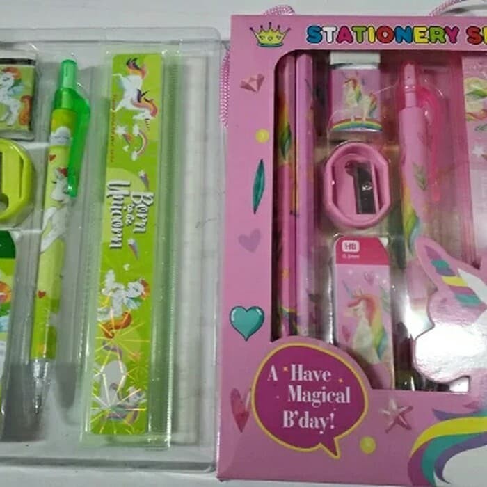 

NEW STOCK PAKET ALAT TULIS SET/STATIONERY SET HORSE/SOUVENIR ULANG TAHUN ANAK